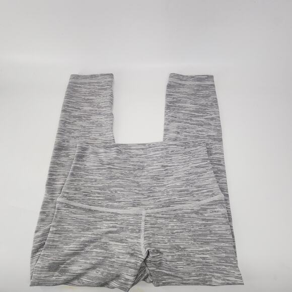 Lululemon Wonder Under Cropped High Rise Leggings Womens 4 Gray 21" Inseam Gym - Picture 4 of 9
